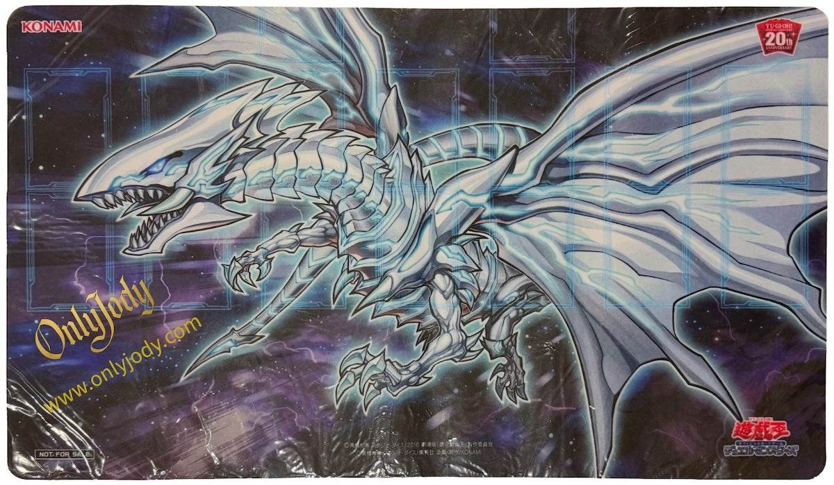 20th Anniversary Blue-Eyes Alternative White Dragon Playmat (Sealed) - Japan,Japanese,OCG,Yu-Gi-Oh,YuGiOh