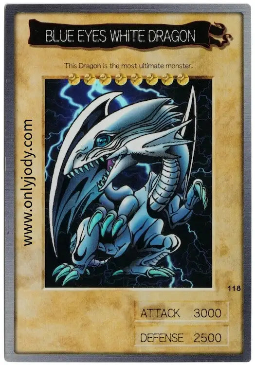 Blue-Eyes White Dragon #118 Super Rare (ENG) - Japan,Japanese,OCG,Yu-Gi-Oh,YuGiOh