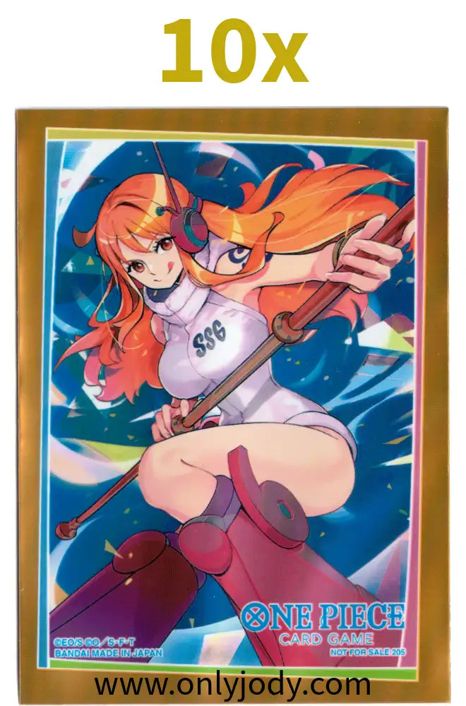 nami card sleeves One Piece Card Official Sleeve Nami & Vivi 70 Sleeves Edition Vol.1 Japanese NEW