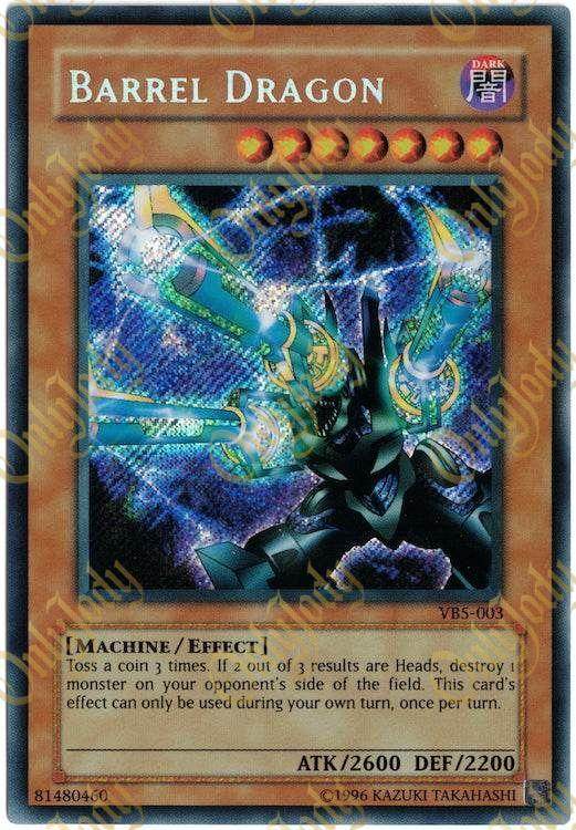 Barrel Dragon VB5-003 Secret Rare AE - Japan,Japanese,OCG,Yu-Gi-Oh,YuGiOh