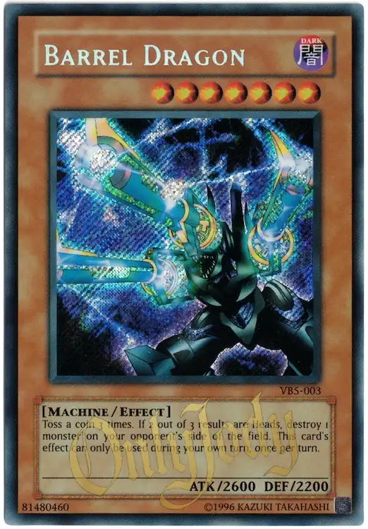 Barrel Dragon VB5-003 Secret Rare AE