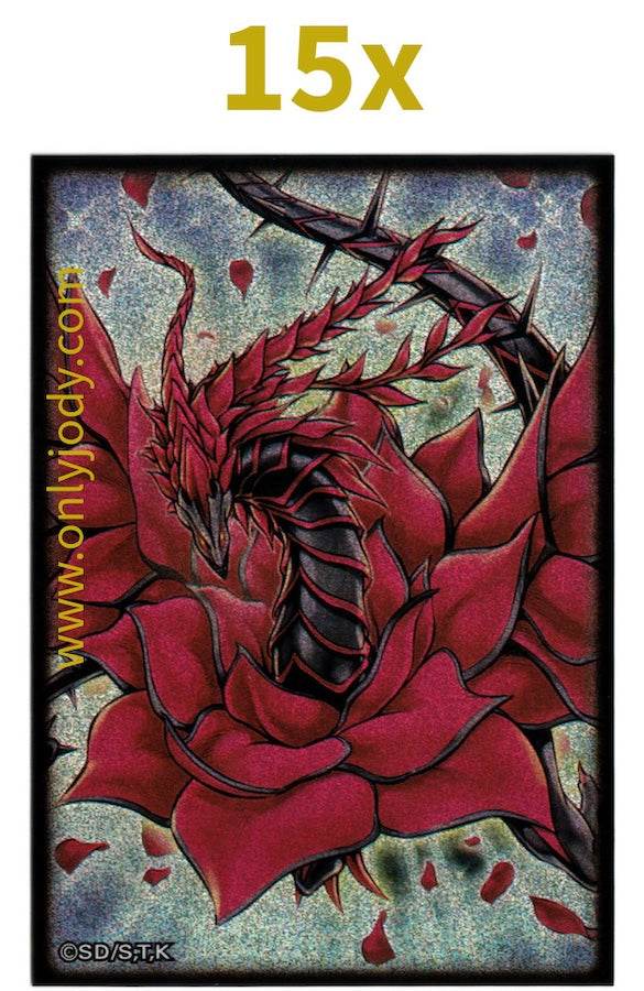25th Anniversary Black Rose Dragon Sleeves - Japan,Japanese,OCG,Yu-Gi-Oh,YuGiOh