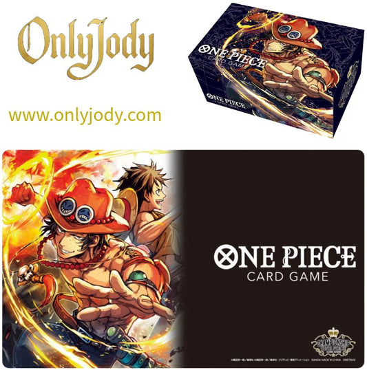 Portgas D. Ace Championship Set 2022 Playmat & Storage Box - Japan,Japanese,OCG,One Piece