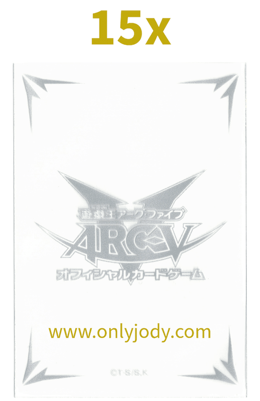 ARC-V Sleeves (Transparent Silver) - Japan,Japanese,OCG,Yu-Gi-Oh,YuGiOh