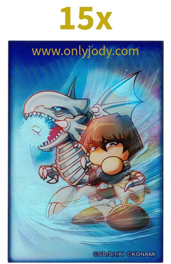 Chibi Seto Kaiba & Blue-Eyes White Dragon Sleeves