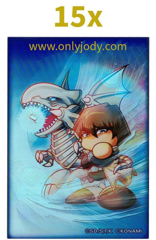 Chibi Seto Kaiba & Blue-Eyes White Dragon Sleeves - Japan,Japanese,OCG,Yu-Gi-Oh,YuGiOh