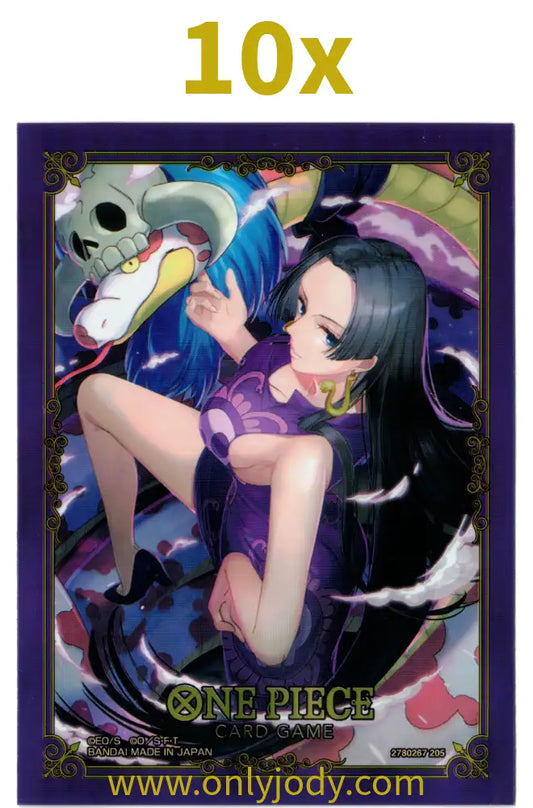 boa hancock card sleeves Bandai One Piece Vol. 13 Deck (QTY 70) Northwest Sportscards 66x91mm (Standard Size) Content Boa Hancock, Empress of the