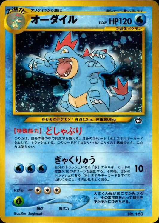 Feraligatr No. 160 Holo (No Rarity Promo)