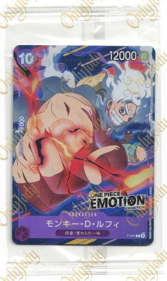 Monkey D. Luffy P-041 (Emotion Exhibition Promo) (Sealed) - Japan,Japanese,OCG,One Piece
