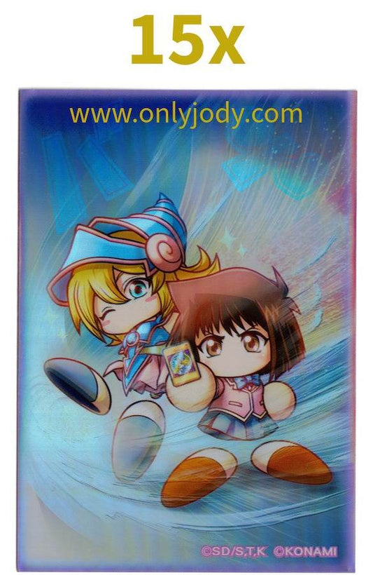 Chibi Téa Gardner & Dark Magician Girl Sleeves - Japan,Japanese,OCG,Yu-Gi-Oh,YuGiOh