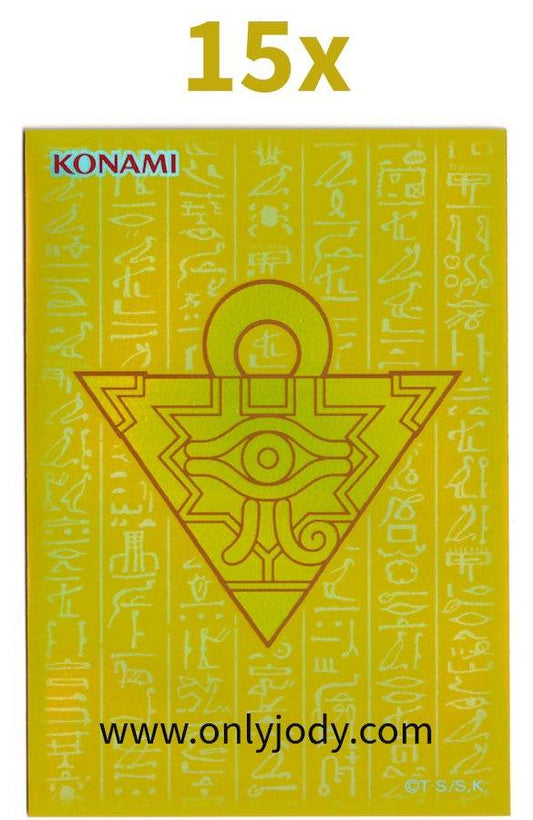 Millennium Puzzle Sleeves (Gold Version) - Japan,Japanese,OCG,Yu-Gi-Oh,YuGiOh