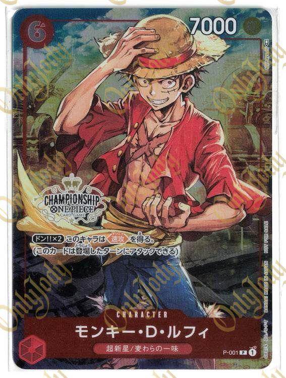 Monkey D. Luffy P-001 (Championship Set Promo) (Sealed) - Japan,Japanese,OCG,One Piece