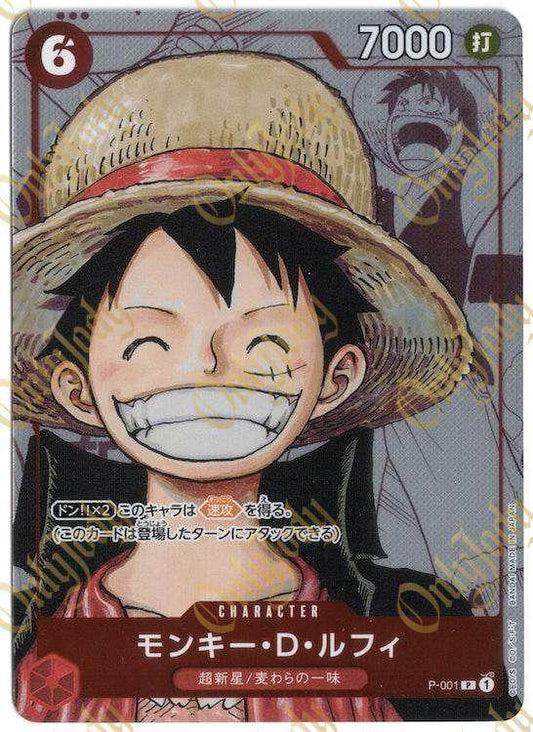Monkey D. Luffy P-001 (25th Anniversary Collection Promo) - Japan,Japanese,OCG,One Piece