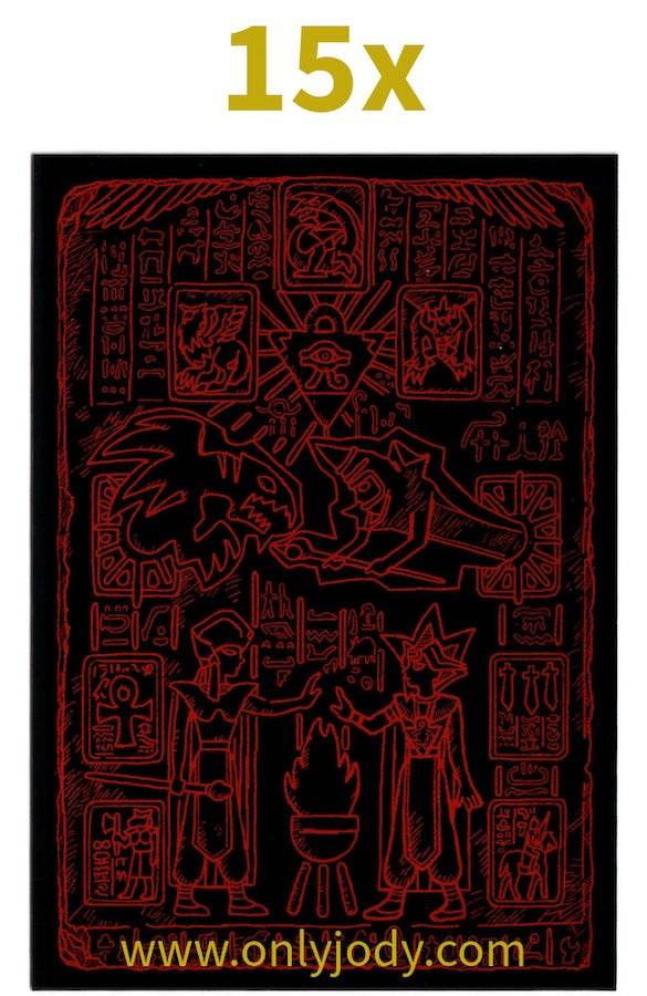Prismatic God Box Red Slifer Sleeves