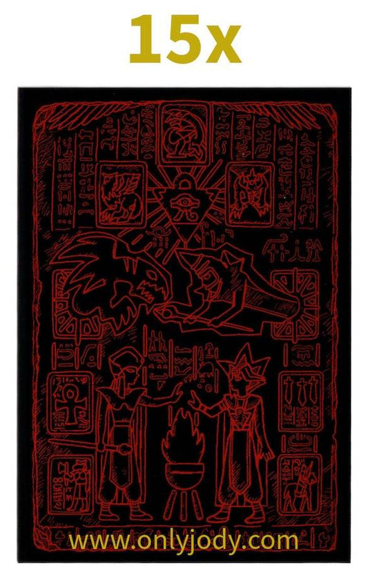 Prismatic God Box Red Slifer Sleeves - Japan,Japanese,OCG,Yu-Gi-Oh,YuGiOh