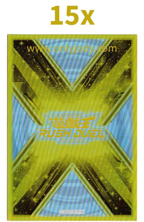 Rush Duel Cross Sleeves (Yellow Version) - Japan,Japanese,OCG,Yu-Gi-Oh,YuGiOh