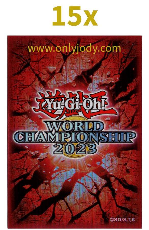 World Championship 2023 Sleeves (Red Version) - Japan,Japanese,OCG,Yu-Gi-Oh,YuGiOh