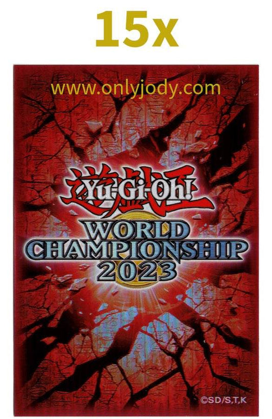 World Championship 2023 Sleeves (Red Version) - Japan,Japanese,OCG,Yu-Gi-Oh,YuGiOh