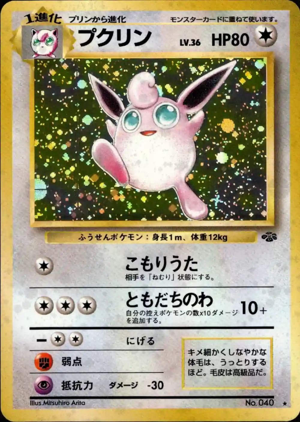 Wigglytuff No. 040 Holo