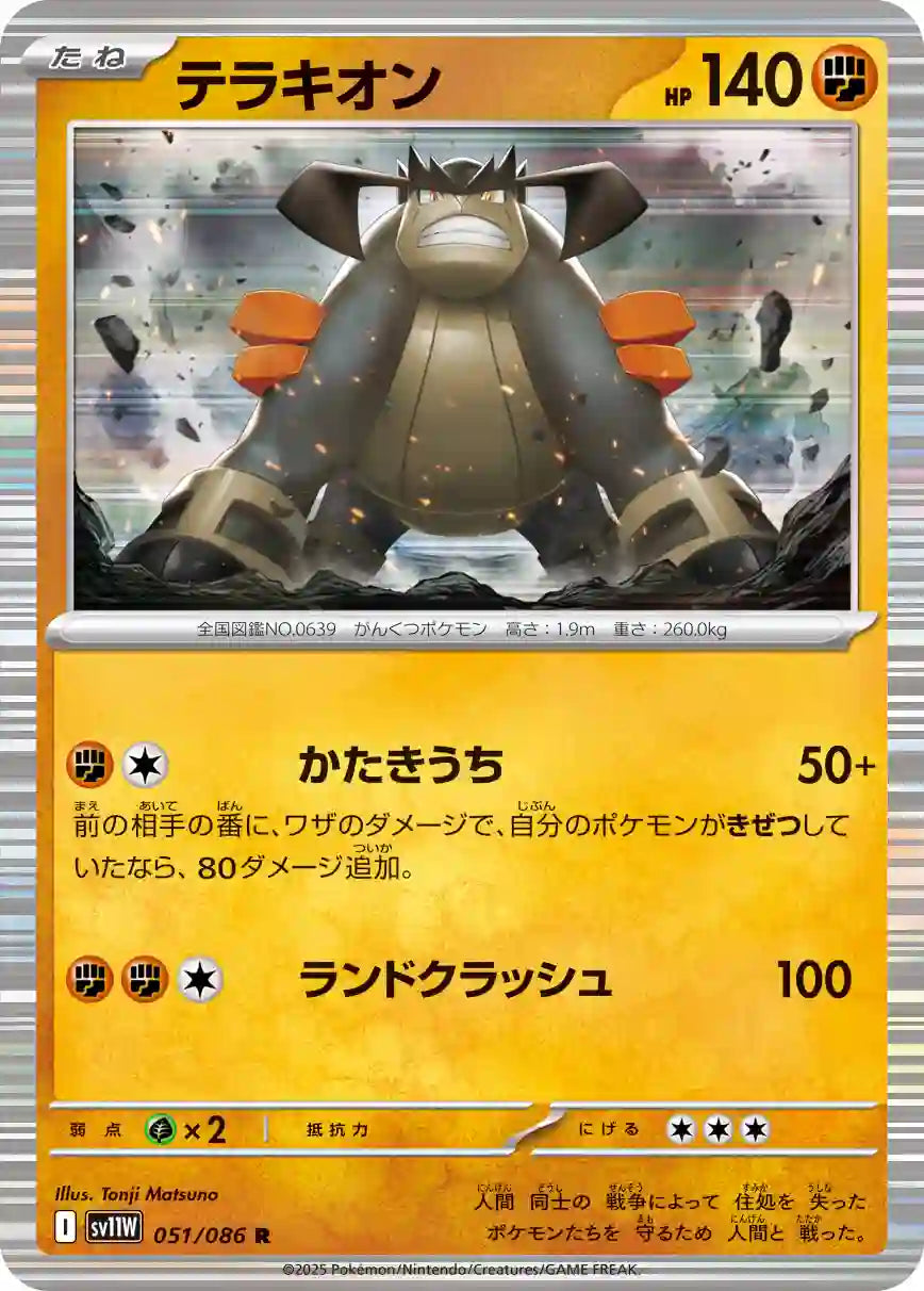Terrakion sv11W 051/086 R